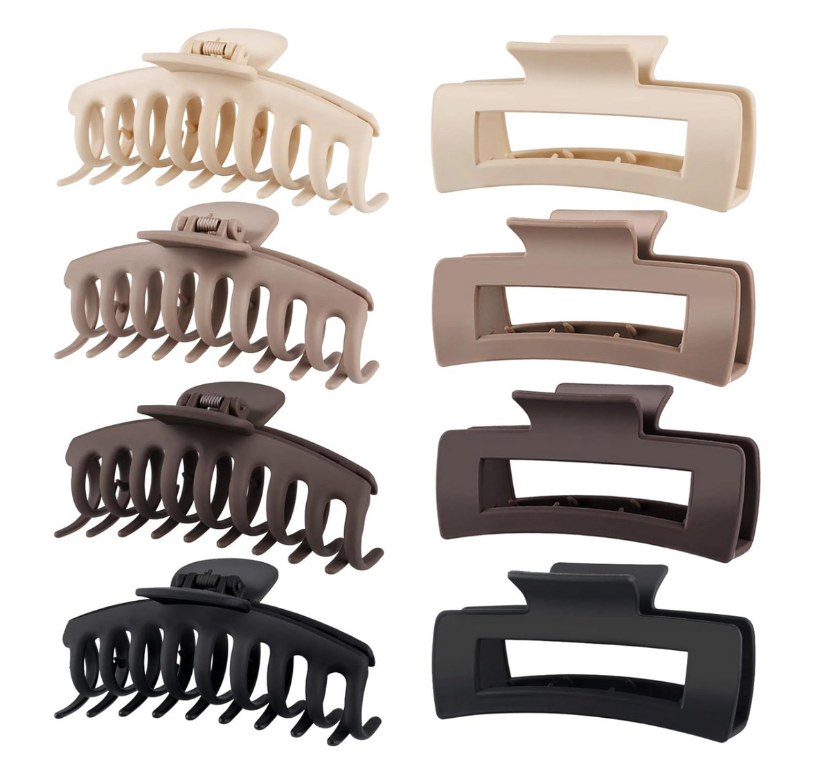 Hair Claw Clips - Assorted Colors