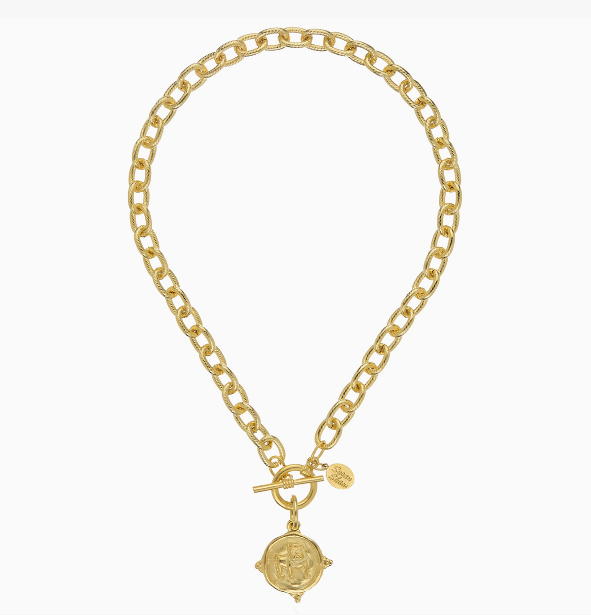Bulldog Toggle Necklace by Susan Shaw