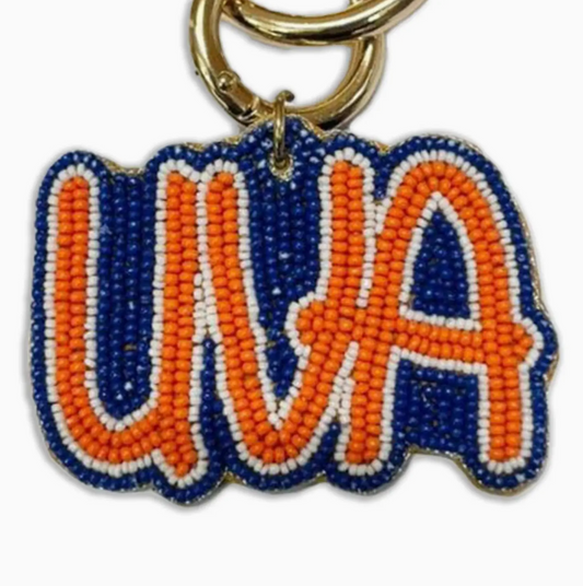 Beaded Purse Charm - UVA by Desden