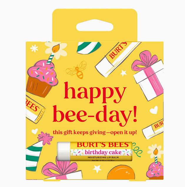 Birthday Cake Lip Balm + Gift Card by Burt's Bees