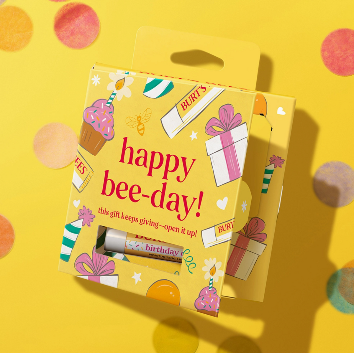 Birthday Cake Lip Balm + Gift Card by Burt's Bees
