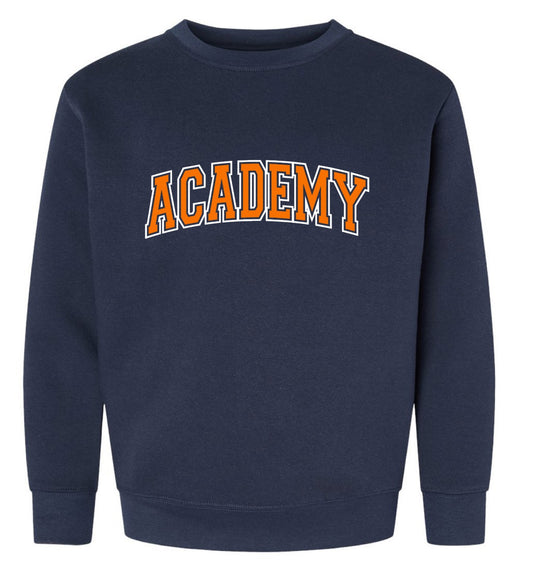 Youth Crewneck with Arched Academy