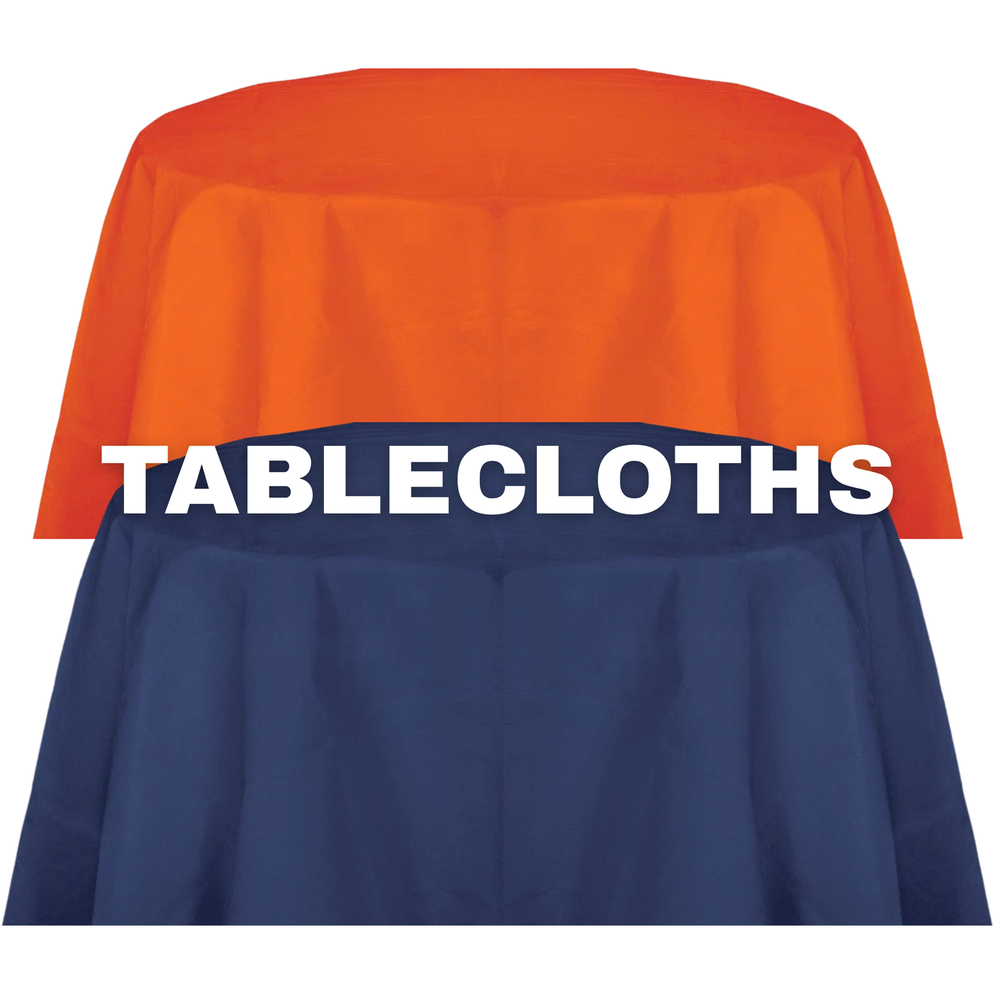 Round Tableclothes 82" - Paper or Plastic