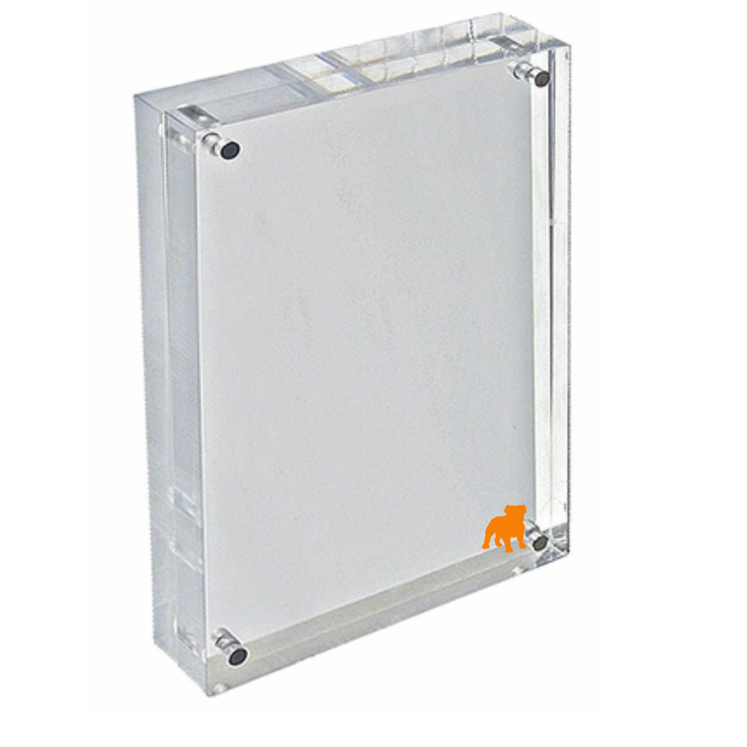Acrylic Block Magnetic Frame - 5x7 - Portrait or Landscape