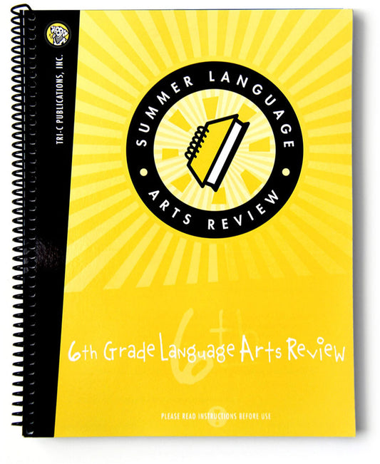 6th Grade - Summer Language Arts Review (for rising 7th graders)