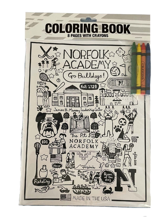 Norfolk Academy Coloring Book by Julia Gash
