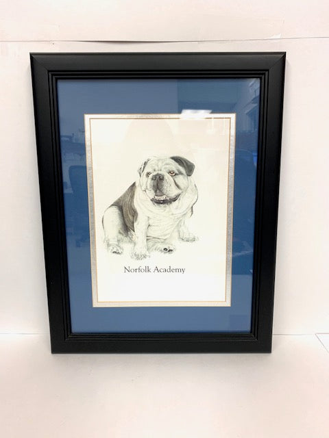 Norfolk Academy Bulldog Print