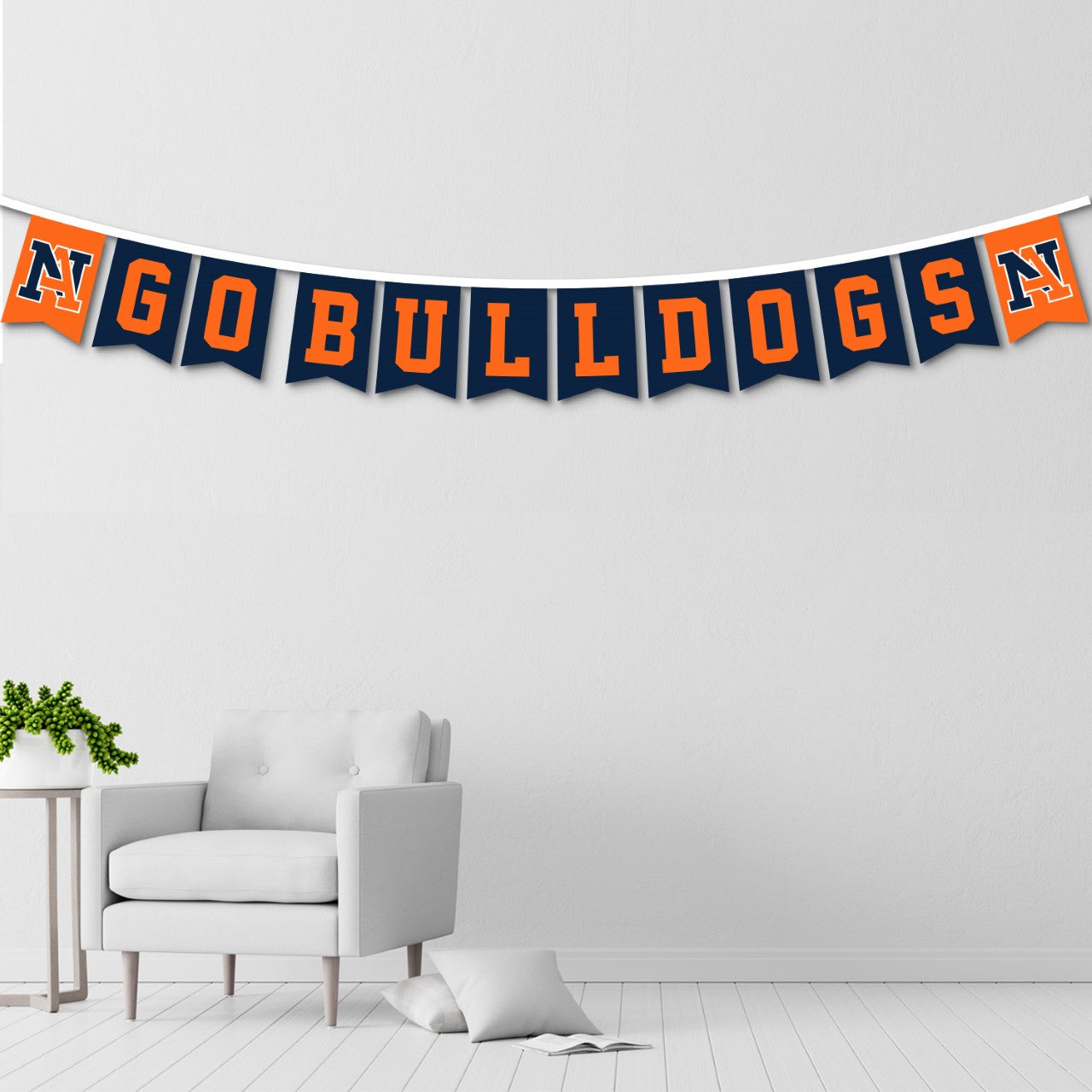 GO BULLDOGS Banner String
